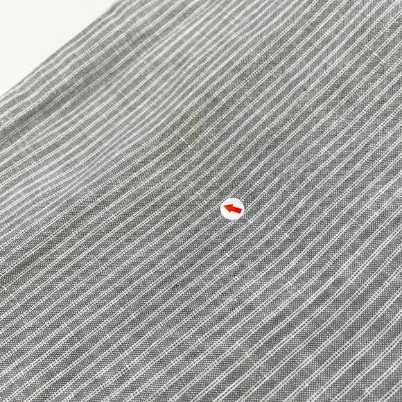 Everlane Womens Overalls 2 Blue Striped Linen Wide Leg Minimalist Boho Coastal - Picture 10 of 10